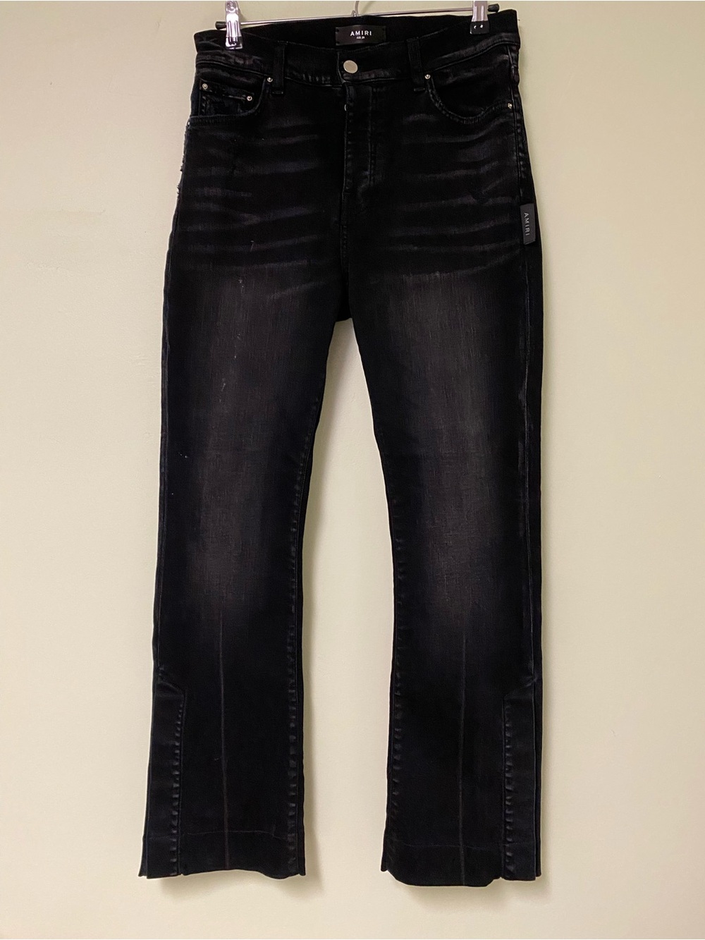 AMIRI Men's Black Bootcut Jeans